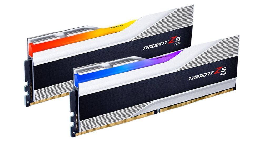 G.Skill Trident Z5 RGB Zilver | 32GB 2x16GB DDR5 | 6000MHz | DIMM | CL40 | Geheugenmodule | RAM - Matmuis - Matmuis